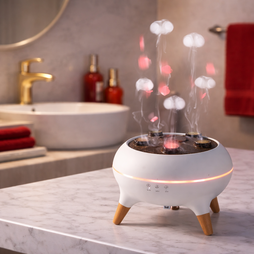 Dyfuzor Zapachowy jellyfish LED – Relaks i Design 2w1