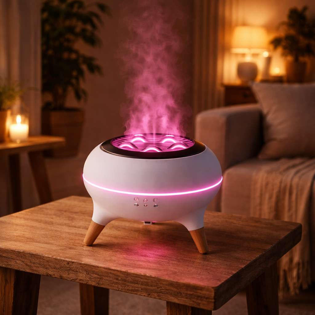 Dyfuzor Zapachowy jellyfish LED – Relaks i Design 2w1