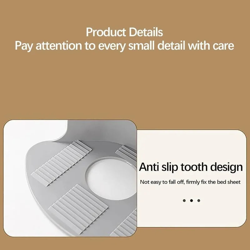 4 Pcs Heavy Duty Bed Sheet Corner Tightener Clips High-Quality Durable Grippers for Bed Sheet Protectors