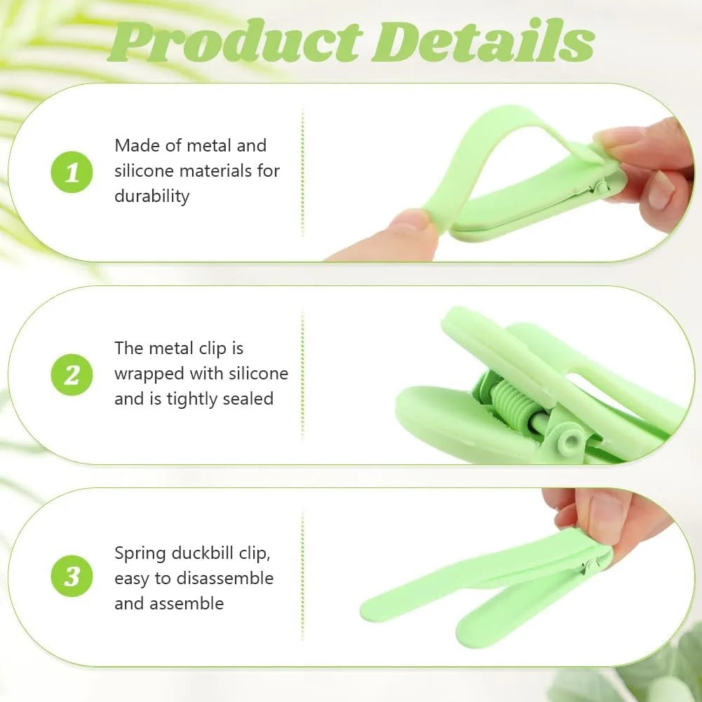 Silicone Bookmark Clips Buckle Clamp Notebook Book Markers Page Divider Book Accessories for Reading