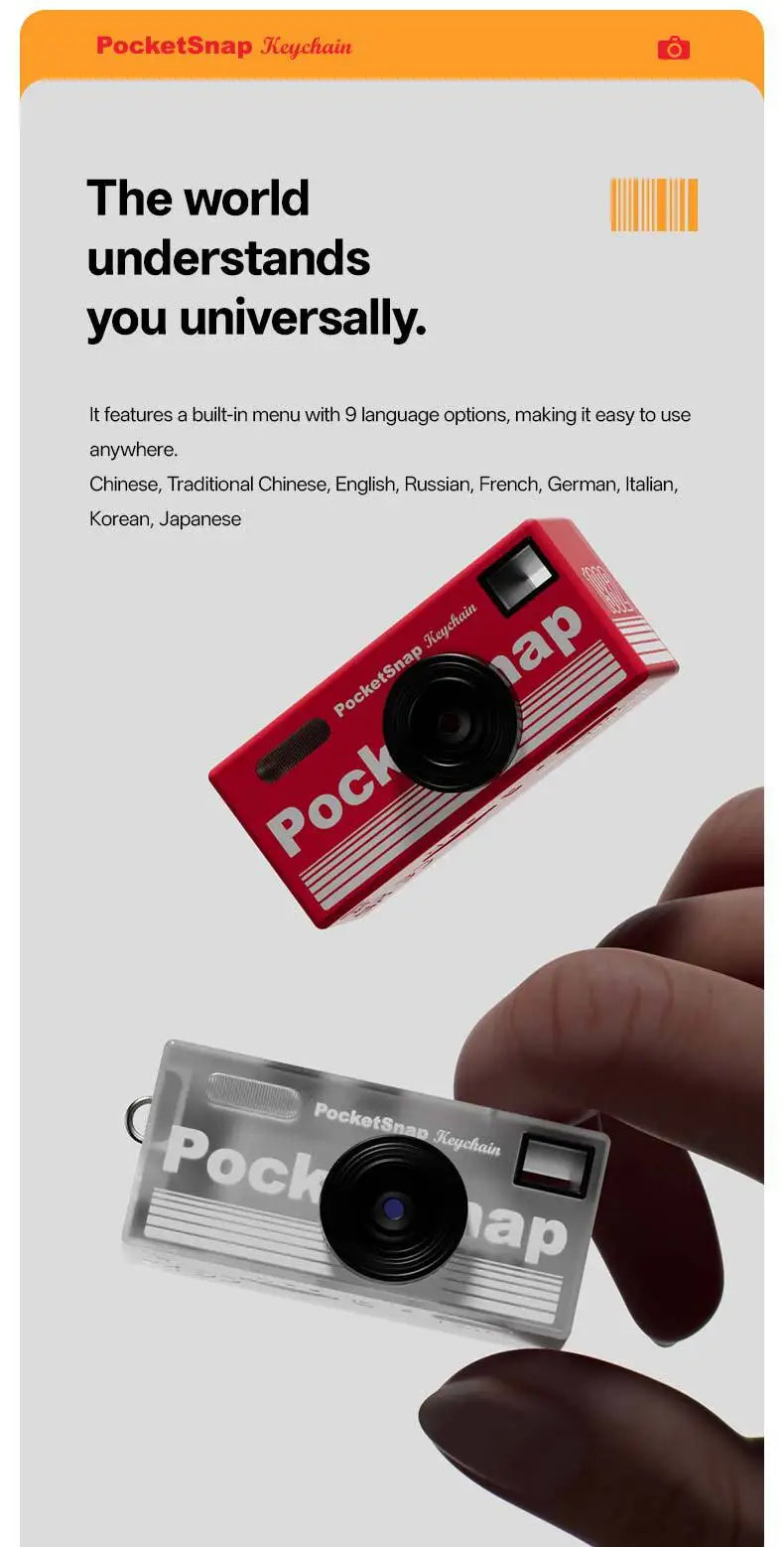Classic Thumb Keychain Camera Screen HD 1080P Key Chain Portable Retro CCD Digital Camera Pocket DV Video Recorder Flash Lamp