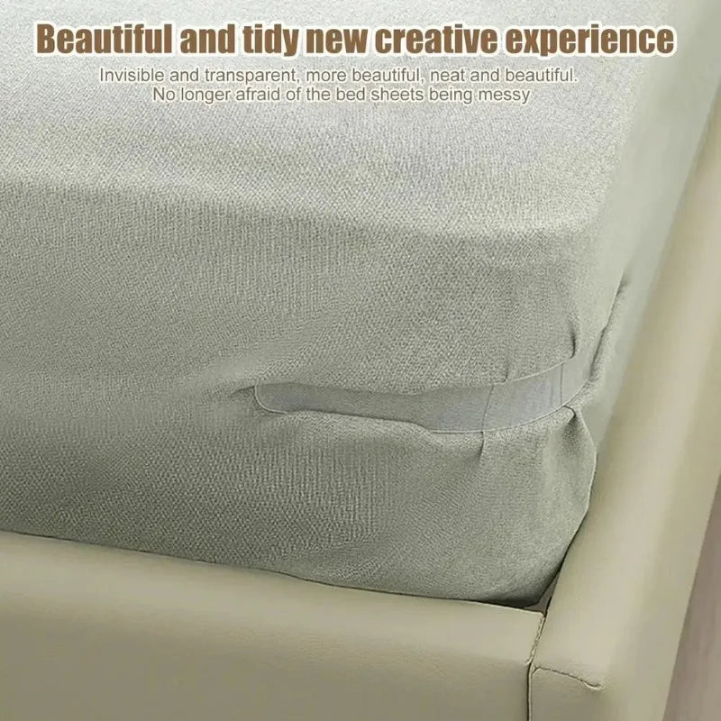 4 Pcs Heavy Duty Bed Sheet Corner Tightener Clips High-Quality Durable Grippers for Bed Sheet Protectors