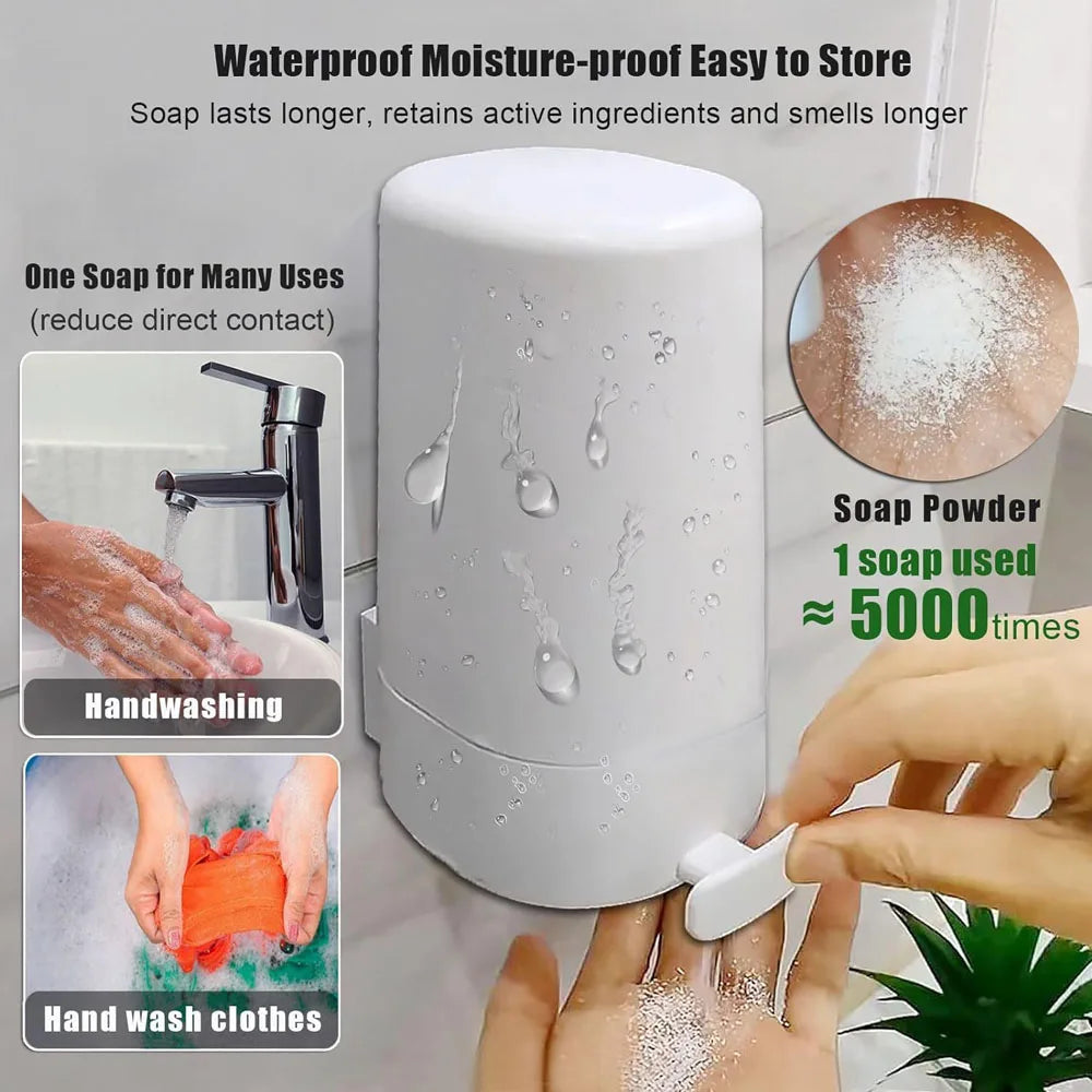 Soap Grinder for Bar Soap Wall-Mounted, No Drilling Waterproof Soap Container Cheese Grinder for Travel Kitchen Bathroom